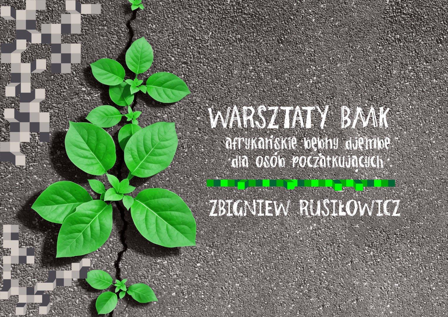 Afrykańskie bębny djembe - warsztat dla osób początkujących