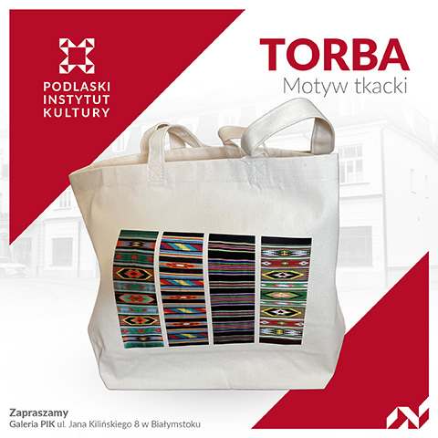 Torba z motywem tkackim